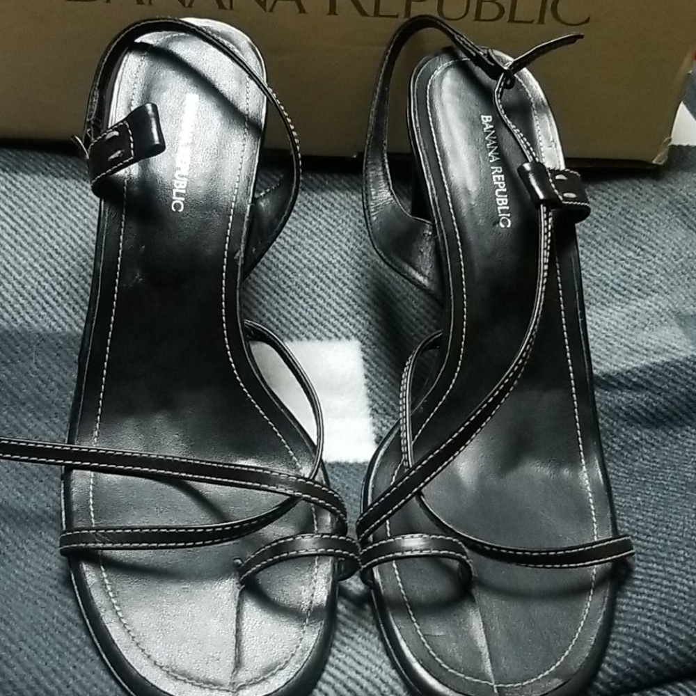 Black Leather sandals
